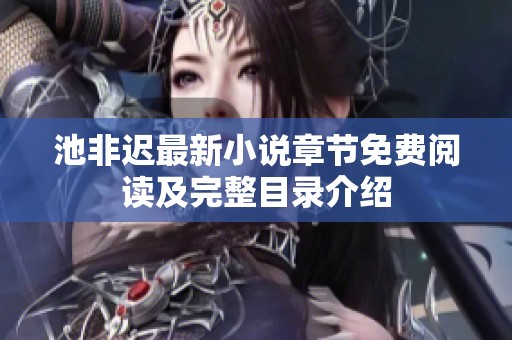 池非迟最新小说章节免费阅读及完整目录介绍