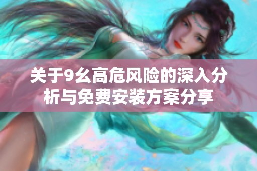 关于9幺高危风险的深入分析与免费安装方案分享