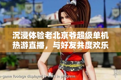 沉浸体验老北京爷超级单机热游直播，与好友共度欢乐时光