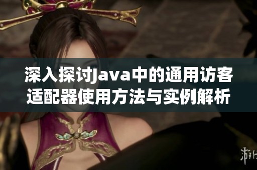 深入探讨Java中的通用访客适配器使用方法与实例解析
