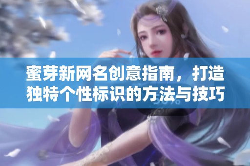 蜜芽新网名创意指南，打造独特个性标识的方法与技巧