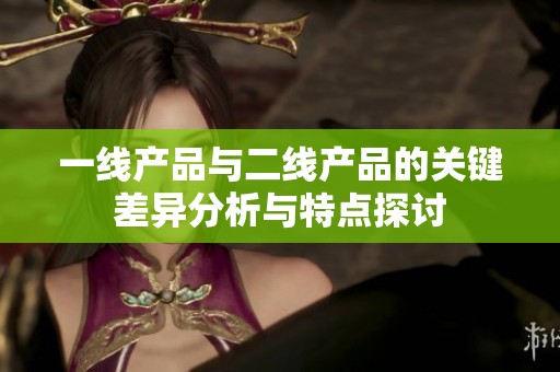 一线产品与二线产品的关键差异分析与特点探讨