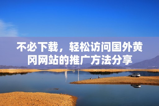 不必下载，轻松访问国外黄冈网站的推广方法分享