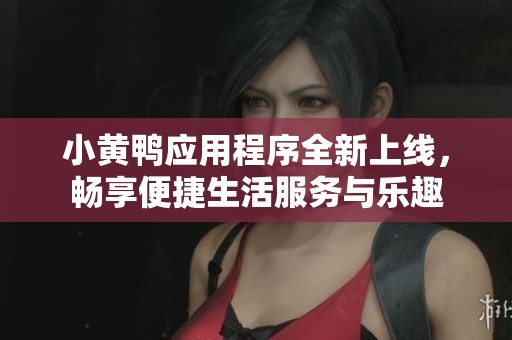 小黄鸭应用程序全新上线，畅享便捷生活服务与乐趣