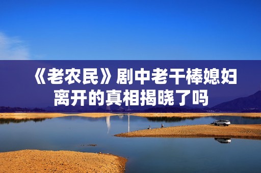 《老农民》剧中老干棒媳妇离开的真相揭晓了吗