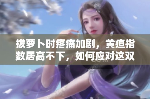 拔萝卜时疼痛加剧，黄疸指数居高不下，如何应对这双重困扰？