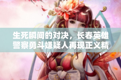 生死瞬间的对决，长春英雄警察勇斗嫌疑人再现正义精神