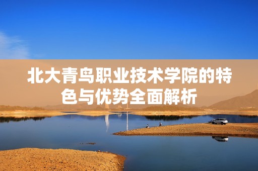 北大青鸟职业技术学院的特色与优势全面解析