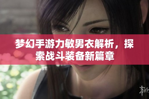 梦幻手游力敏男衣解析，探索战斗装备新篇章