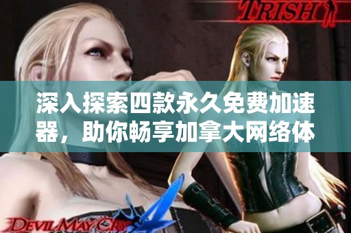 深入探索四款永久免费加速器，助你畅享加拿大网络体验