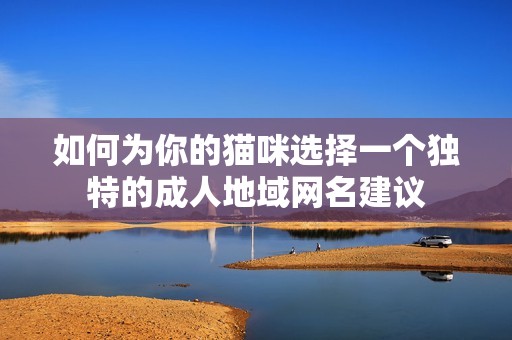 如何为你的猫咪选择一个独特的成人地域网名建议